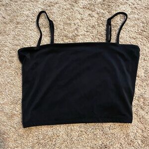 Cropped Square Neck Tank